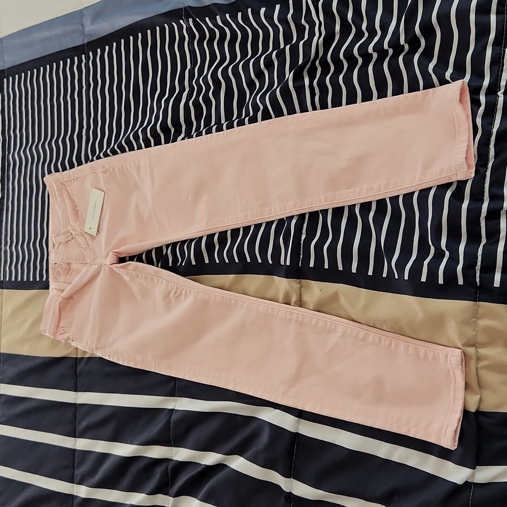 GIRLS Warp + weft skinny pink denim jean size 10.